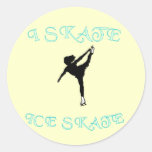 I Skate, Ice Skate Stickers