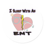 I sleep with an EMT Stickers