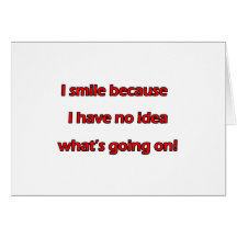 I Smile Greeting Card