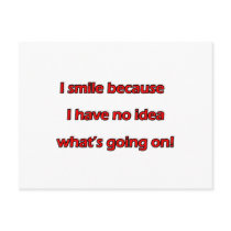 I Smile Postcard