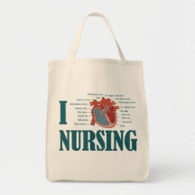 I SOINS de coeur Sac En Toile