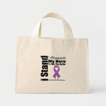 I Stand Alongside My Hero Domestic Violence Bags