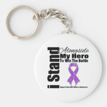 I Stand Alongside My Hero Domestic Violence Key Chain