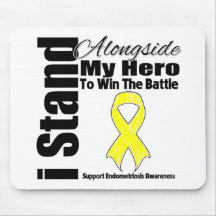 I Stand Alongside My Hero Endometriosis Mousepad