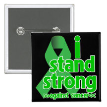 I Stand Strong Against Kidney Cancer Pin