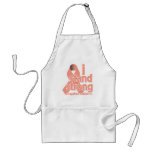 I Stand Strong Against Uterine Cancer aprons