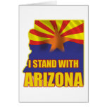I stand with Arizona Greeting Cards