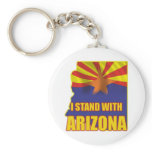 I stand with Arizona keychains