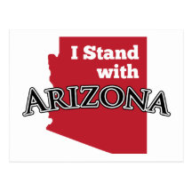 I Stand With Arizona Post Card