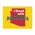 I Stand With Arizona postcards