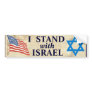 "I Stand with Israel" Bumper Sticker