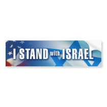 I Stand with Israel Bumper Stickers