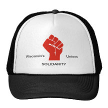 I Stand With Wisconsin's Unions Trucker Hats