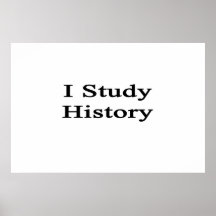 I Study History Print