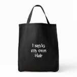I style my own Hair. Black and White. bags