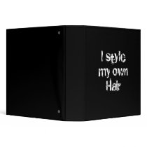 I style my own Hair. Black and White.