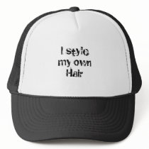 I style my own Hair. Black and White.