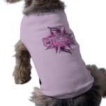 I support 100% organic -Pet Clothing (purple)
