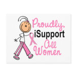 I Support All Women SFT Breast Cancer Gifts postcards