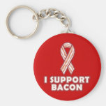 I Support Bacon Key Chain