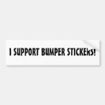 "I Support" Basic Bumper Sticker