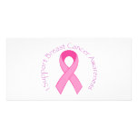 I Support Breast Cancer Awareness Photo Card