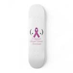 i support breast cancer awareness skate deck