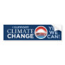 I Support Climate Change-Obama-like Bumper Sticker