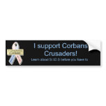 I support Corbans Crusaders!, Learn ab... bumper stickers