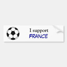 I Support France Bumper Sticker