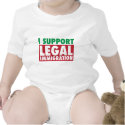 I Support Legal Immigration t-shirts