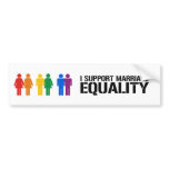 I SUPPORT MARRIAGE EQUALITY bumper stickers