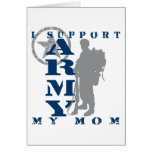I Support Mom 2 - ARMY Greeting Cards
