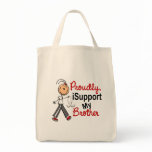 I Support My Brother SFT (Bone / Lung Cancer) Tote Bags