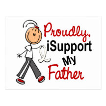 I Support My Father SFT (Bone / Lung Cancer)FATHER Postcard