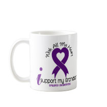 I Support My Grandson Epilepsy Coffee Mugs