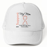 I Support My Mom - Uterine Cancer hats