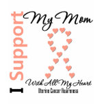I Support My Mom - Uterine Cancer t-shirts