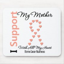 I Support My Mother - Uterine Cancer Mousepad