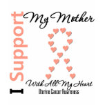 I Support My Mother - Uterine Cancer t-shirts