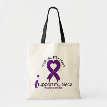 I Support My Niece Epilepsy Bag