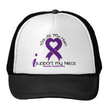I Support My Niece Epilepsy Trucker Hat