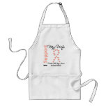 I Support My Wife - Uterine Cancer aprons