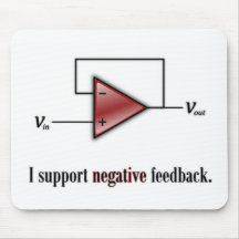I Support Negative Feedback Mousepad