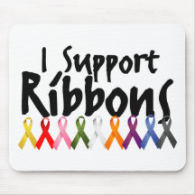 I Support Ribbons Mousepad
