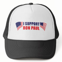 I Support Ron Paul! Trucker Hats