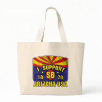 I Support SB1070 - Arizona USA Canvas Bag