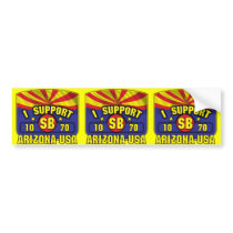 I Support SB1070 - Arizona USA Bumper Sticker