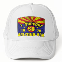 I Support SB1070 - Arizona USA Mesh Hats