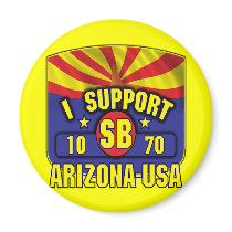 I Support SB1070 - Arizona USA Refrigerator Magnet